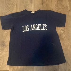 brandy melville/john galt los angeles navy blue tee shirt.